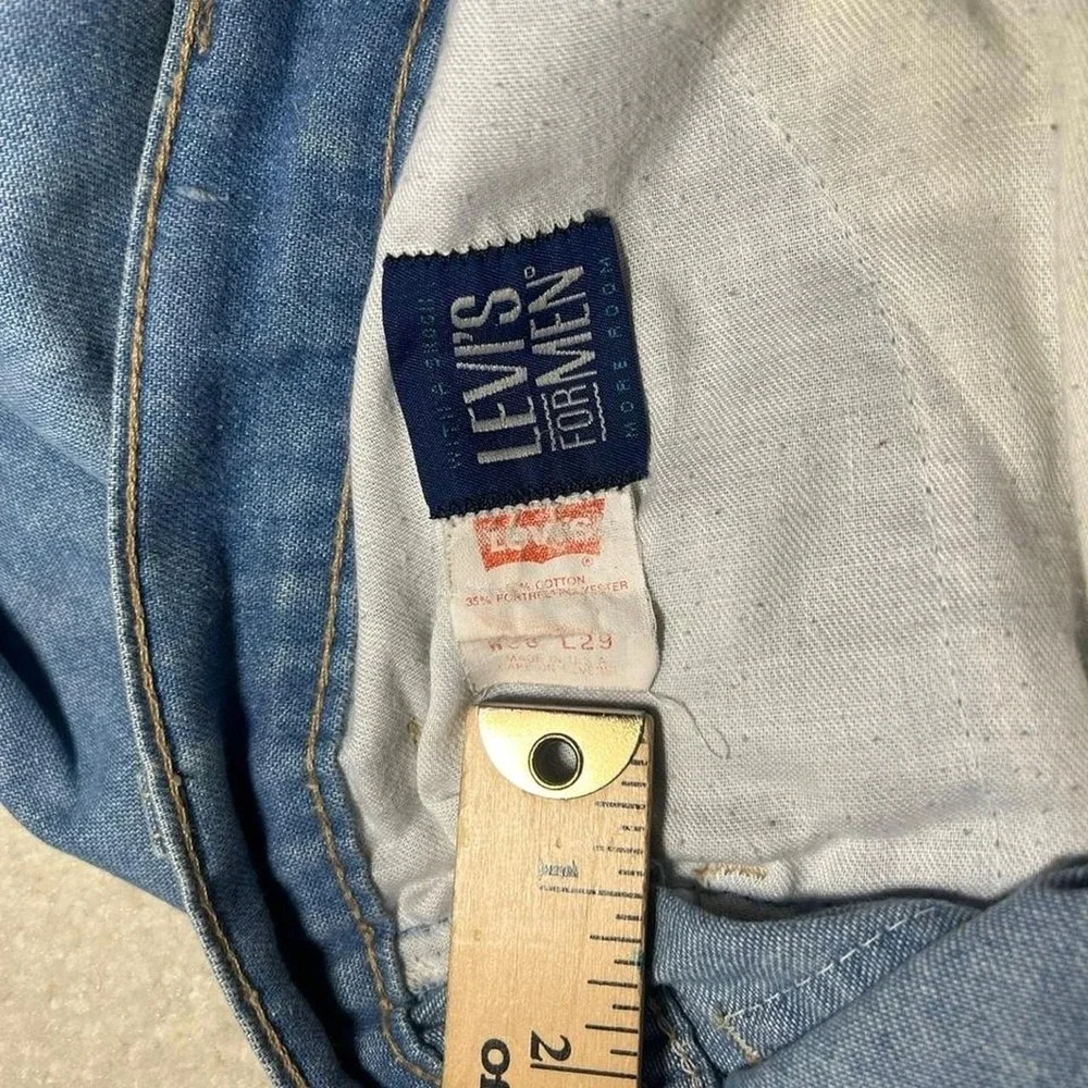 Levi For Men Jeans Mens 36x29 Blue Orange Tab Vintage 90s Grunge Skater Workwear